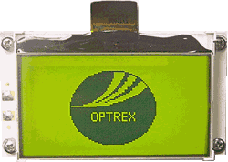 Optrex F-51553 128x64 Yellow/Green LCD